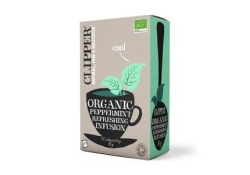 Organic herbal tea infusion