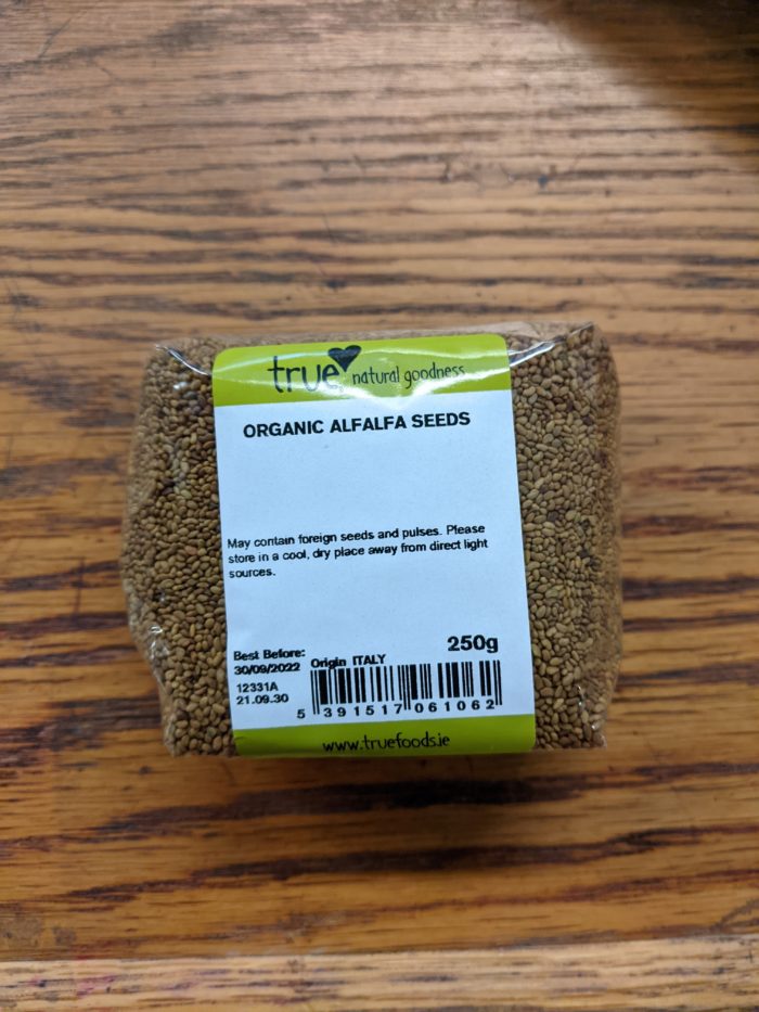Organic Alfalfa Seeds Quay Coop