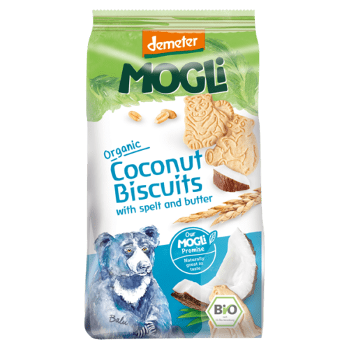 mogli baby snacks coconut biscuits