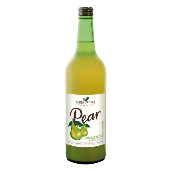 james white organic pear juice