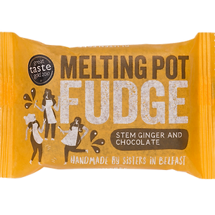 melting pot stem ginger chocolate fudge