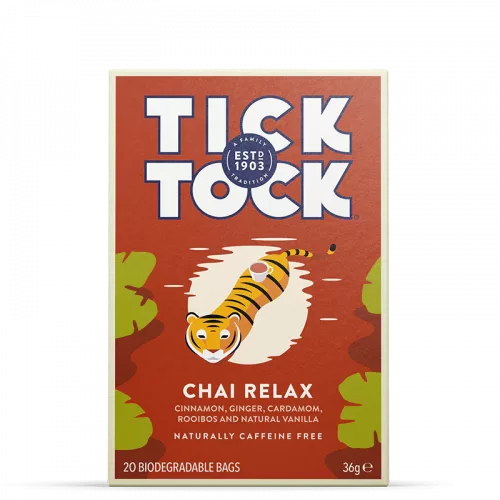 tick tock chai relax tea