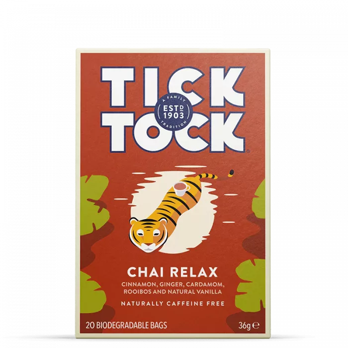 tick tock chai relax tea