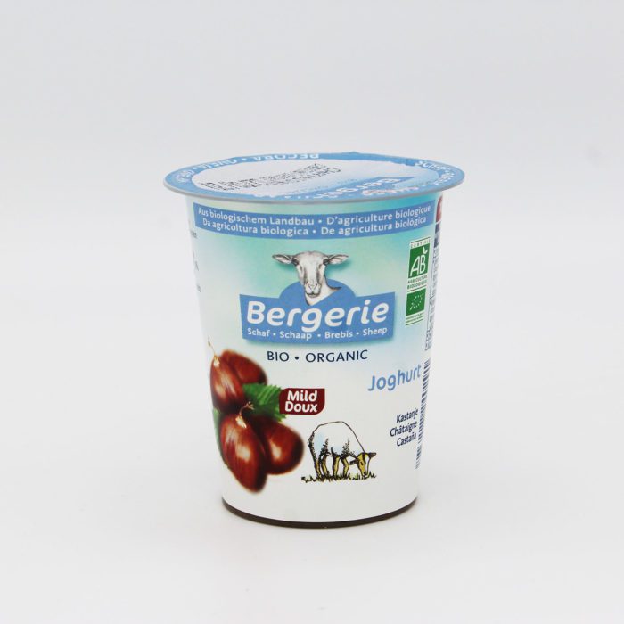 bergerie organic sheep chestnut yoghurt